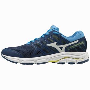 Scarpe Running Mizuno WAVE EQUATE 3 Uomo Blu / Grigie / Gialle | JRVCDA108