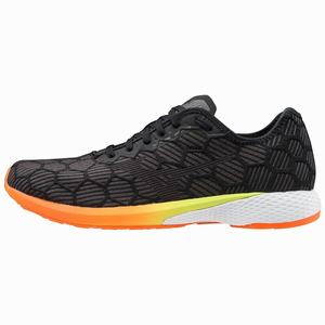 Scarpe Running Mizuno Wave Aero 18 Uomo Nere / Arancioni | JHACNB016