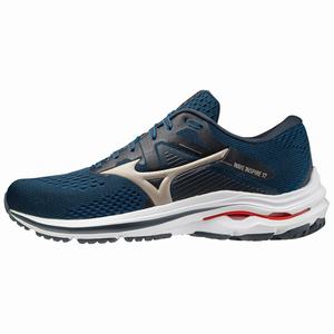 Scarpe Running Mizuno Wave Inspire 17 2E (Wide) Uomo Blu Marino | ZOGXDS362