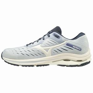 Scarpe Running Mizuno Wave Rider 24 D (Wide) Donna Bianche / Viola | NTLPUG821