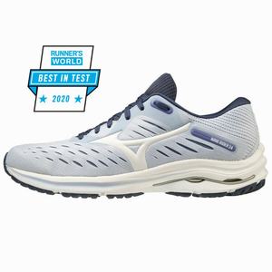 Scarpe Running Mizuno Wave Rider 24 Donna Bianche / Indaco | BLYRCM529