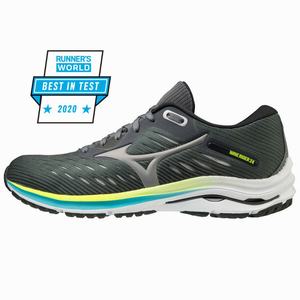 Scarpe Running Mizuno Wave Rider 24 Donna Grigie / Blu | NZFQVL873