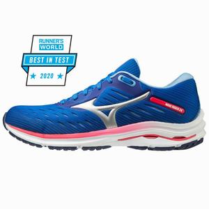 Scarpe Running Mizuno Wave Rider 24 Donna Blu / Rosa | RXEWJM069