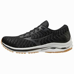 Scarpe Running Mizuno Wave Rider 24 Waveknit Uomo Nere / Grigie | IRPVZE718