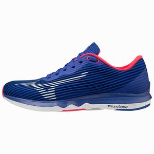 Scarpe Running Mizuno Wave Shadow 4 Donna Blu / Bianche / Rosa | KMZOXS358