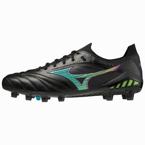 Scarpe da Calcio Mizuno Morelia Neo III Beta Japan Uomo Nere / Blu Verde Acqua | ZMIRCK695