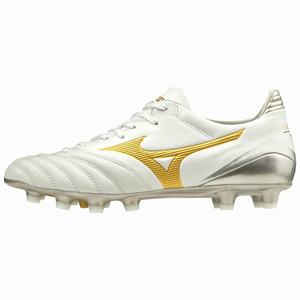 Scarpe da Calcio Mizuno Morelia Neo KL II Donna Bianche / Oro | RUBHLW907