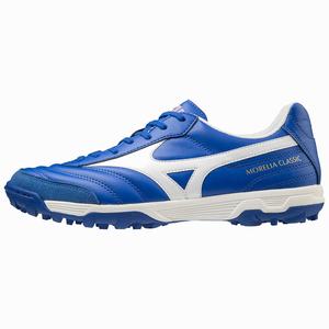 Scarpe da Calcio Mizuno Morelia Sala Classiche TF Uomo Blu / Bianche | WHRDLB931