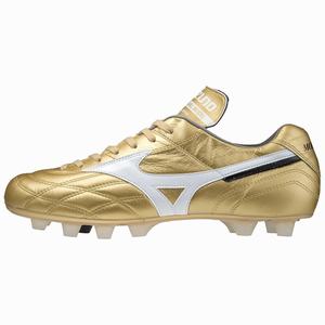 Scarpe da Calcio Mizuno Morelia Ul Japan Uomo Oro / Bianche | JQALRP398