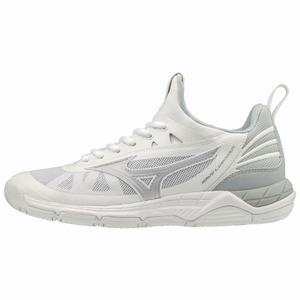 Scarpe da Pallavolo Mizuno WAVE LUMINOUS Donna Bianche / Argento | ZWLVAB645