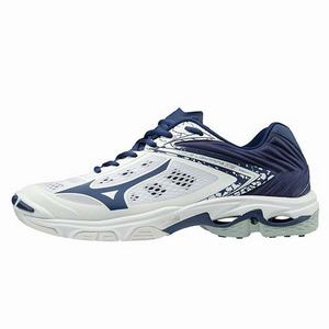 Scarpe da Pallavolo Mizuno Wave Lightning Z5 Donna Bianche / Blu Marino | KLHFNB930