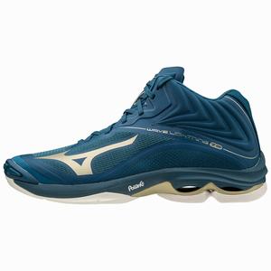 Scarpe da Pallavolo Mizuno Wave Lightning Z6 Mid Uomo Blu | QVCSWL279