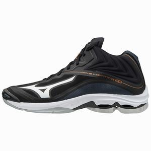 Scarpe da Pallavolo Mizuno Wave Lightning Z6 Mid Uomo Nere / Bianche | RBMJCF817