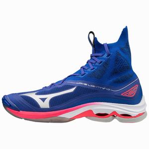 Scarpe da Pallavolo Mizuno Wave Lightning Neo Uomo Blu / Rosa Argento | VITAYG940