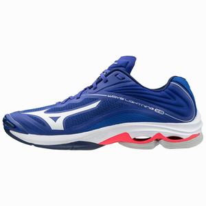 Scarpe da Pallavolo Mizuno Wave Lightning Z6 Uomo Blu / Bianche / Rosa | VLYKHF207