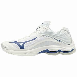 Scarpe da Pallavolo Mizuno Wave Lightning Z6 Donna Bianche / Blu Marino | WIJMTB461