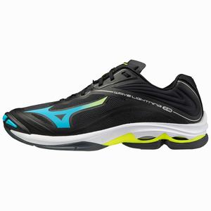 Scarpe da Pallavolo Mizuno Wave Lightning Z5 Uomo Nere / Blu Verde Acqua / Gialle | YFDZSQ570