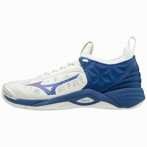 Scarpe da Pallavolo Mizuno Wave Momentum Donna Bianche / Blu | DRWCMU864